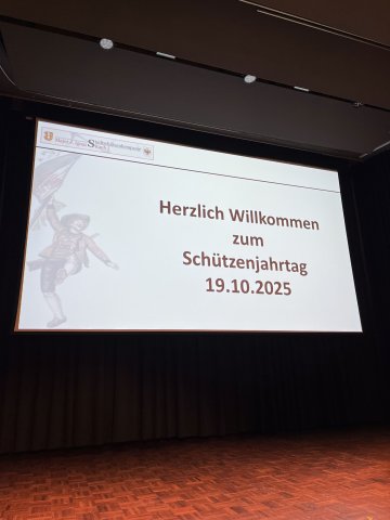 Schützenjahrtag mit Kommandoübergabe 2025